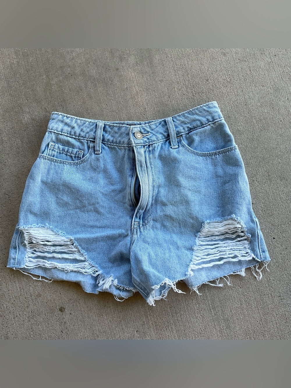 Hollister ultra high rise mom shorts